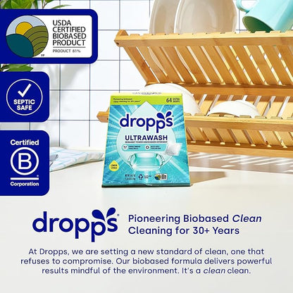 Dropps UltraWash Dishwasher Pods, Lemon Citrus - Image 6
