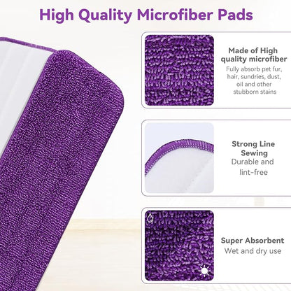 16.5 inch Microfiber Mop Pads for Rubbermaid Reveal Spray Mop and Any 16.5" - Image 3