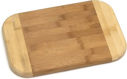 Lipper International Bamboo Wood Two-Tone Kitchen Cutting and Serving Board by LipperInternational
