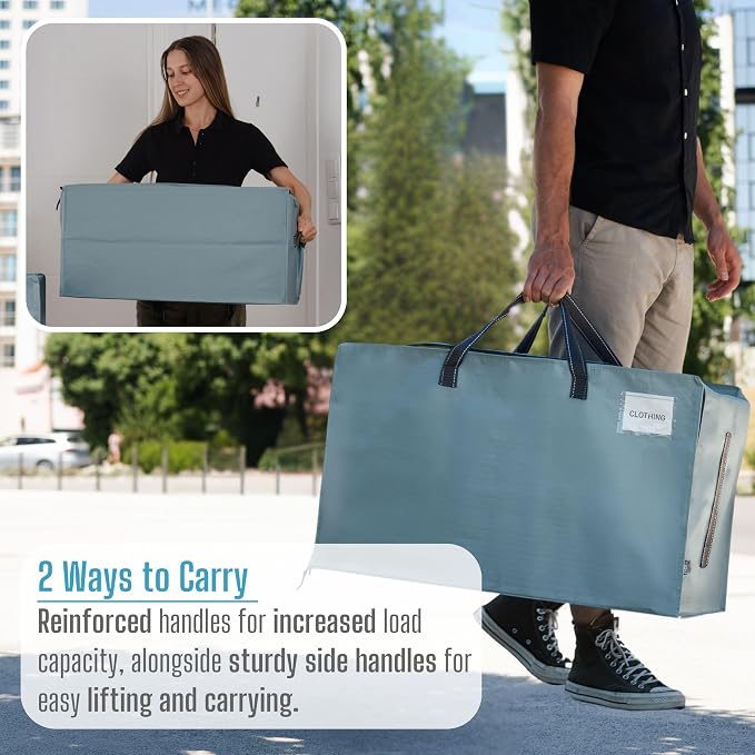 VENO 6 Pack Moving and Storage Bags, Heavy Duty, Alternative to Moving Boxes - Image 6