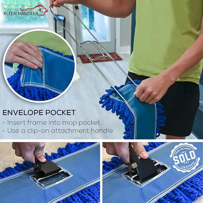 Kleen Handler 18 Inch Commercial Dust Mop Frame - Image 7