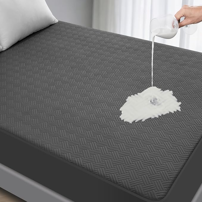 Waterproof Mattress Protector King Size by GOPOONY