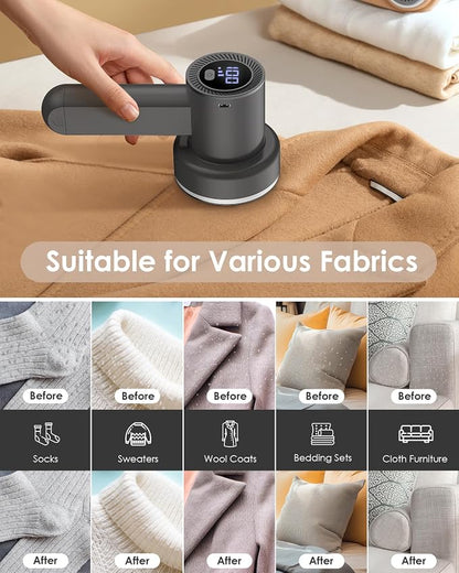 Fabric Shaver Fuzz Remover Rechargeable, HOMEASY Electric Lint Remover Shaver - Image 4