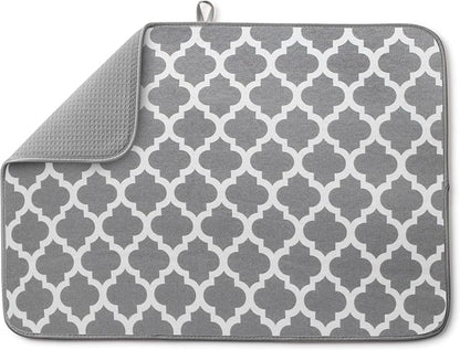 Bellemain XL Dish Mat 24" x 17" Microfiber Dish Drying Mat, Super absorbent by Bellemain