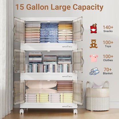 BROVIEW 300Qt Stackable Storage Bins - Image 4