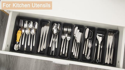 Kutesna 15 PCS Interlocking Desk Drawer Organizer Separator - Image 5
