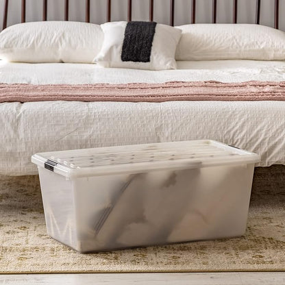 IRIS USA 91 Qt Stackable Plastic Storage Bins - Image 7