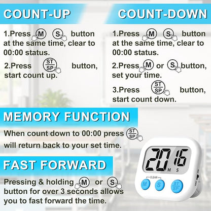 ZILLEEN Classroom Timer for Kids Teachers Digital Timers - Image 8