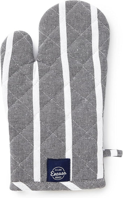 Encasa XO Long 12"x7" Oven Microwave Hand Gloves Mitts - Image 7