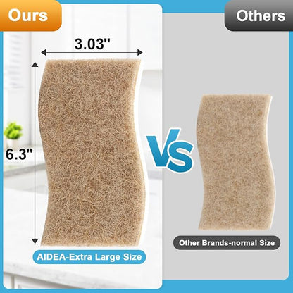 AIDEA XL Scrub Sponges Non-Scratch, Large Natural Sponge - Image 2