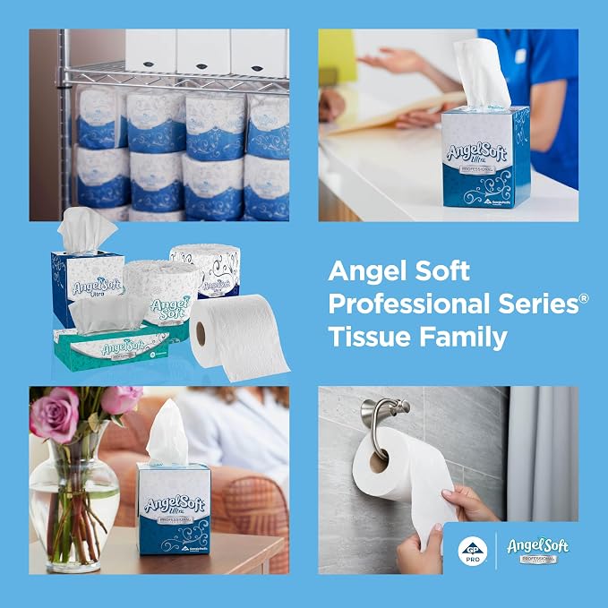 Georgia-Pacific Angel Soft Professional Series 2-Ply Facial Tissue, 50 Sheets - Image 8