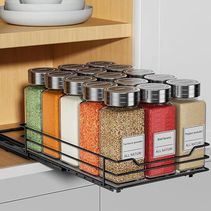 RCHYFEED Pull Out Spice Rack Organizer by RCHYFEED