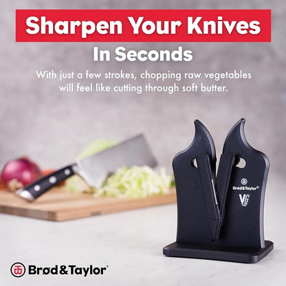 Brod & Taylor VG2 Classic Knife Sharpener | 3-Action Tungsten Carbide - Image 2