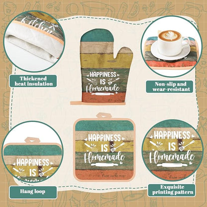 Fourluoo 10 Pcs Farmhouse Kitchen Decor and Accessories Set 4 Kitchen Towels 2 - Image 5
