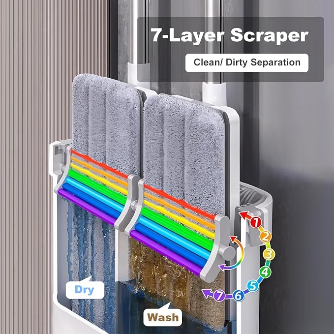 Mop and Bucket with Wringer Set - Image 3