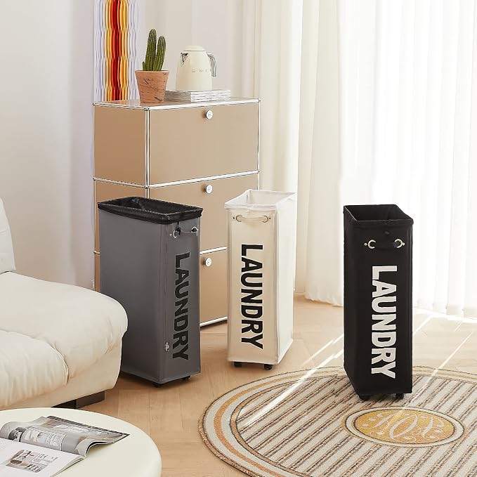 DOKEHOM 29-Inches Enlarged Slim Laundry Basket - Image 10