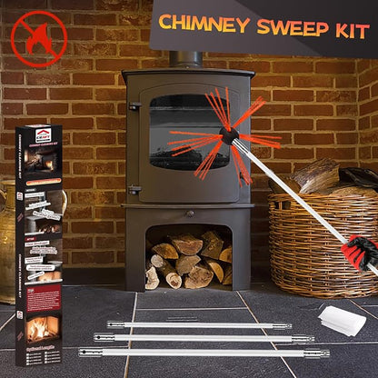 23 Feet Chimney Sweep Kit, Chimney Cleaning Kit - Image 7