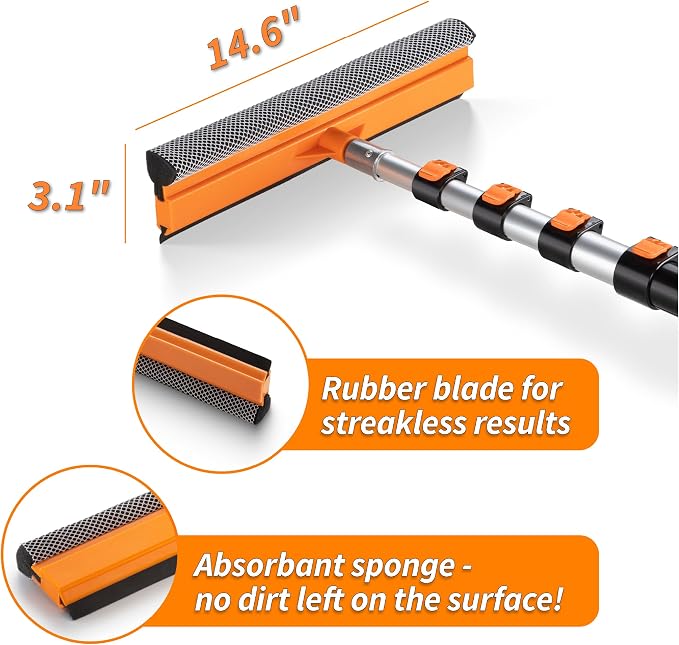 5-18 ft Window Washer Squeegee Kit - Image 5