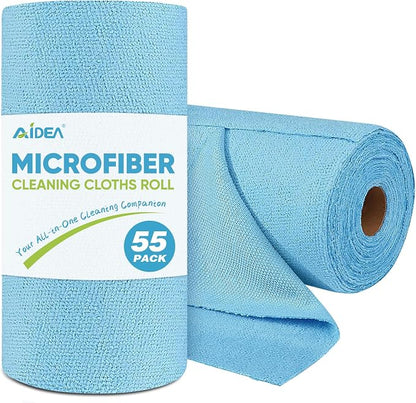 AIDEA Microfiber Cleaning Cloth Roll, Microfiber Towels by AIDEAHOME