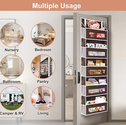 2 Packs 5-Tier Over the Door Storage Organizer - Image 7