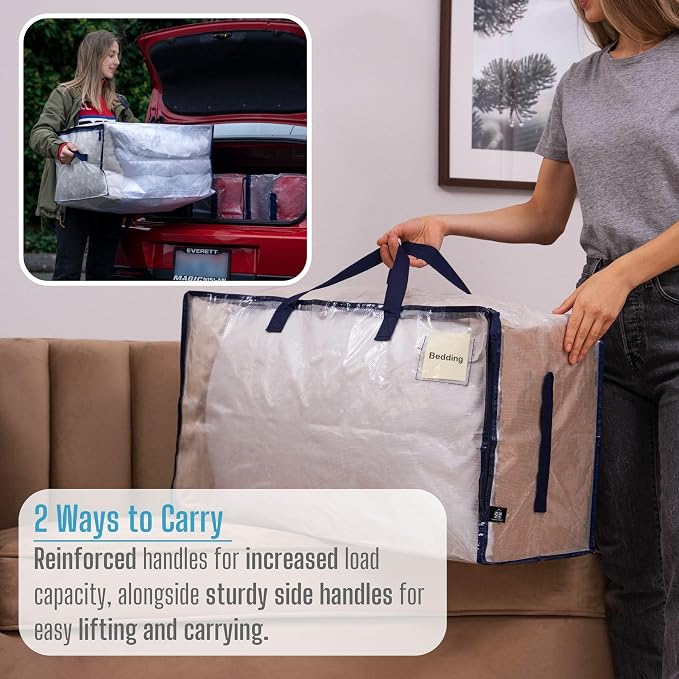 VENO 6 Pack Moving and Storage Bags, Heavy Duty, Alternative to Moving Boxes - Image 6