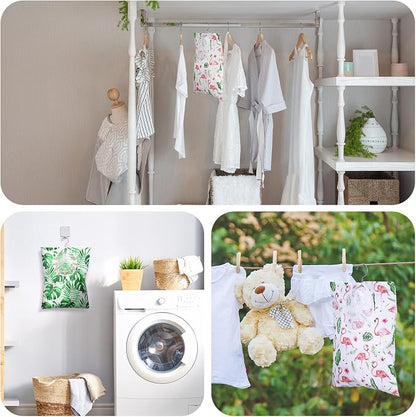 Woanger 2 Pcs Clothes Pin Bag Clothespin Holder 15 x 11 in to Hang on Line - Image 7