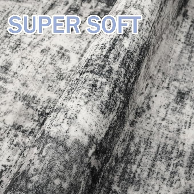 IOHOUZE Abstract Runner Rug 3x12 Ft Washable Runners - Image 7