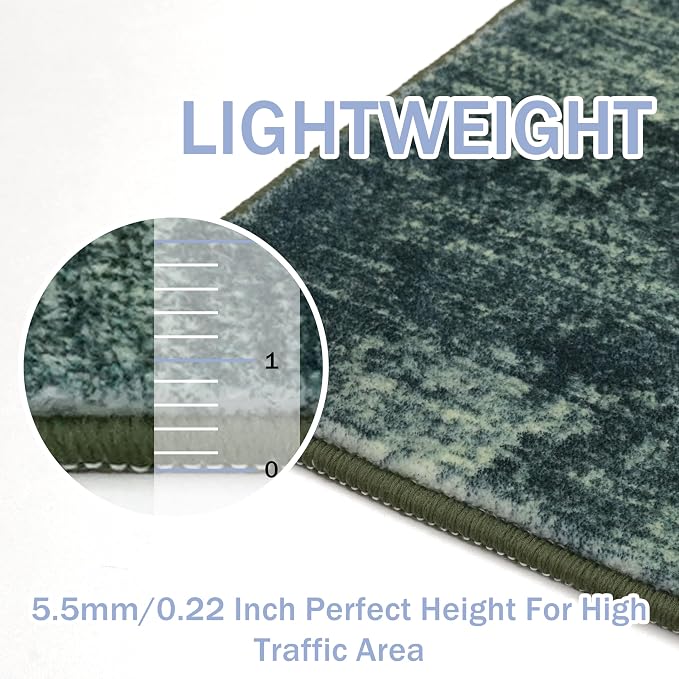 IOHOUZE Abstract Area Rugs 8x10 Ft Washable Large Rugs - Image 5