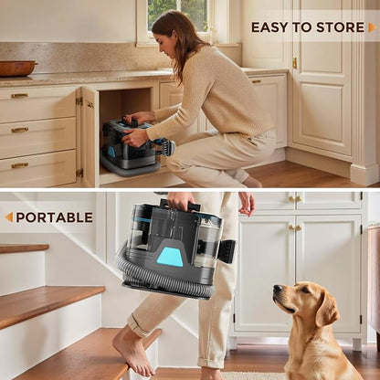 DEVOAC C8 Portable Carpet Upholstery Spot Cleaner Machine - Image 9