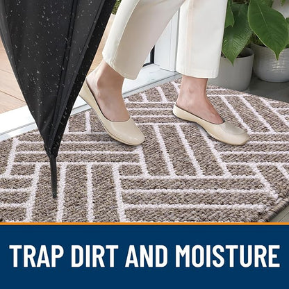OLANLY Indoor Door Mat, 32x20 Inch, Dirt Resistant and Absorbent, Non-Slip - Image 2