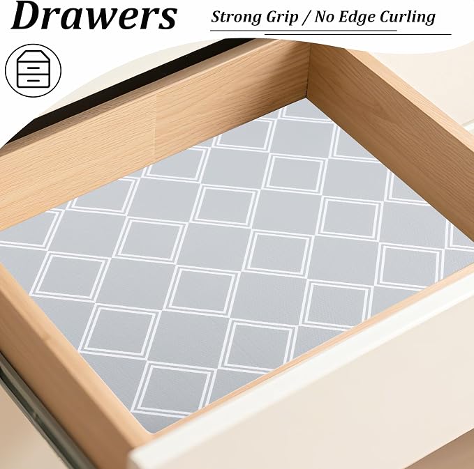 Kitchen Shelf Liner Non Slip 18 Inch X 20 FT Cabinet Liners - Image 9