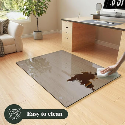 Koonmi Tempered Glass Chair Mat - Image 6