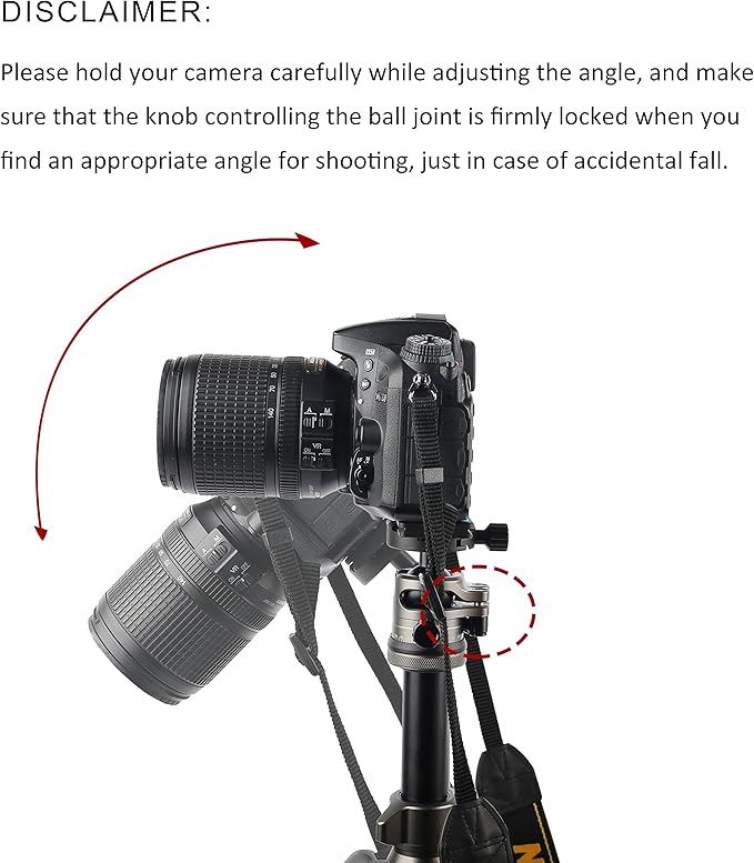 BONFOTO Portable Aluminum Alloy B674A Lightweight Camera Travel Tripod Monopod with Ball Head for DSLR (Bronze Grey)