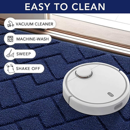 hicorfe Indoor Doormat, Front Back Door Mat Rubber Backing Non Slip Door Mats - Image 7