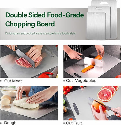 Titanium Cutting Board Set of 3, 100% Pure Titanium Cutting Boards - Image 5