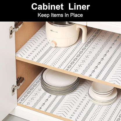 Cooyes Shelf Liners for Kitchen Cabinets Refrigerator Liners Waterproof & - Image 3