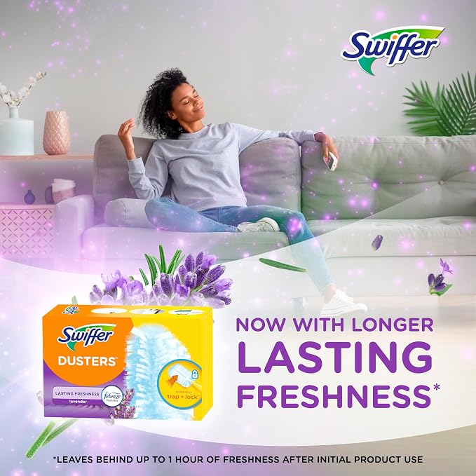 Swiffer Dusters Refill for Cleaning, Feather & Microfiber Duster Disposable - Image 6