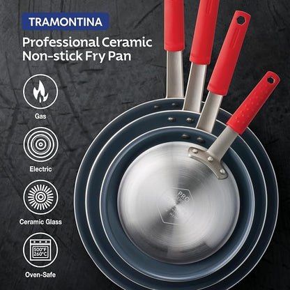 Tramontina Professional 10-Inch Ceramic Non Stick Frying Pan, Heavy-Gauge - Image 6