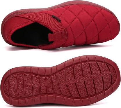 KUBUA Slippers for Men and Womens Indoor House Shoes Plush Slip on Outdoor - Image 3