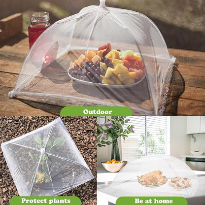 6 Pack Food Covers for Outside Mesh, Food Nets for Outdoors Large Food Covers - Image 8