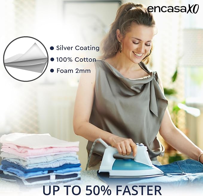 Encasa XO Ironing Board Cover and Pad 54"x15" - Image 6