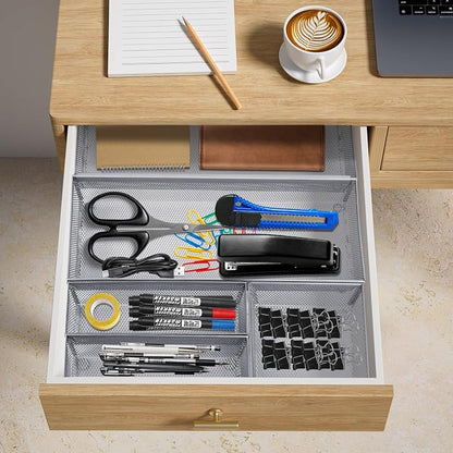 Neudeco Silverware Drawer Organizer, Utensil Organizer - Image 8