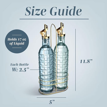 COOK WITH COLOR Glass Olive Oil Bottle Dispenser - Image 5