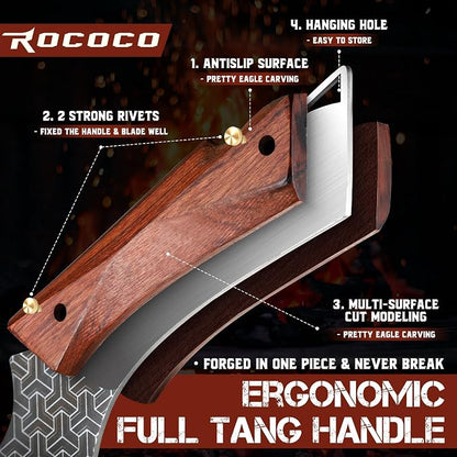 ROCOCO Butcher Meat Cleaver Knife - Image 6