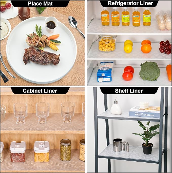Cooyes Drawer and Shelf Liner, Non-Adhesive Shelf Liners - Image 7