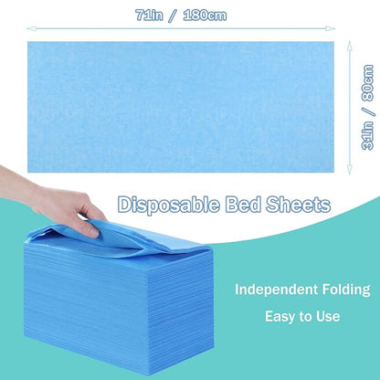 Disposable Bed Sheets for Massage Table 100 Pcs 31" x 71" Waterproof Massage - Image 7