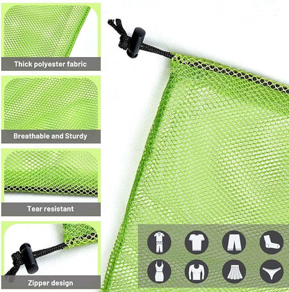 Berlune 12 Pcs Large Laundry Bag Colorful Extra Large Mesh Laundry Bag Bulk - Image 3