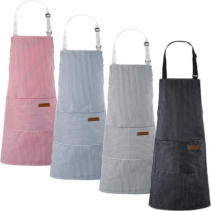 Handepo 4 Pcs Kitchen Aprons by Handepo