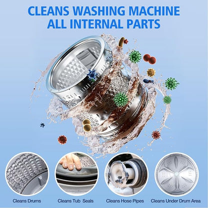 36Pack Washing Machine Cleaner Tablets-18 Month Supply, Washer Machine Cleaner - Image 3