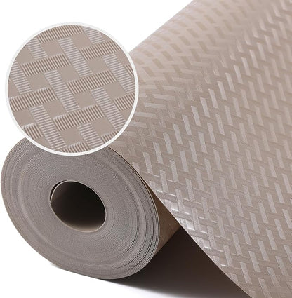 Beige Shelf Liners for Kitchen Cabinets Refrigerator Liners Waterproof & by StaHom